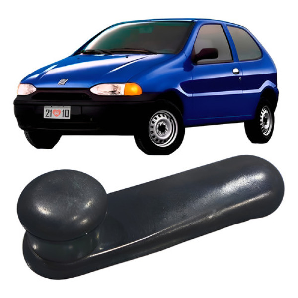 Manivela Reguladora Vidro Palio 96 97 98 99 2000 A 2012 Preto