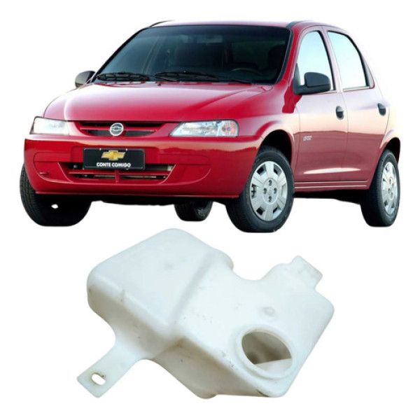 Reservatório Água Limpador Chevrolet Celta 2004 1.0 Original Branco