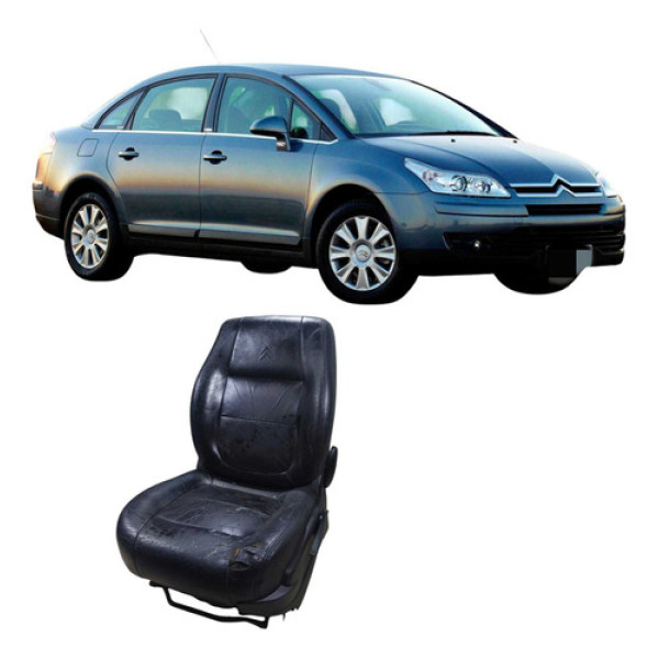 Banco Dianteiro Esquerdo Citroën C4 2009 2.0 Preto