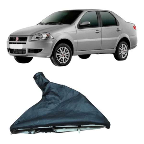 Coifa Alavanca Freio Mao  Fiat Siena 1.0 2013 Original Preto