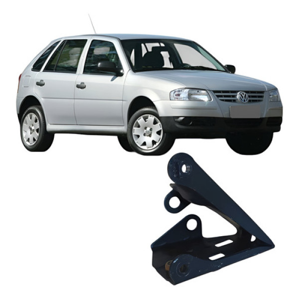 Suporte Fivela Traseiro Direito Volkswagen Gol 2005 37385785 Prateado