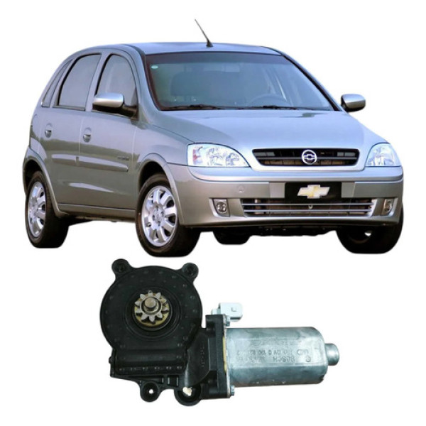 Motor Vidro Dianteiro Esquerdo Chevrolet Corsa 2006 93281769