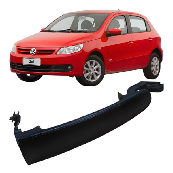 Maçaneta Externa Traseira Direita Gol 1.6 2010 23801418 Preto