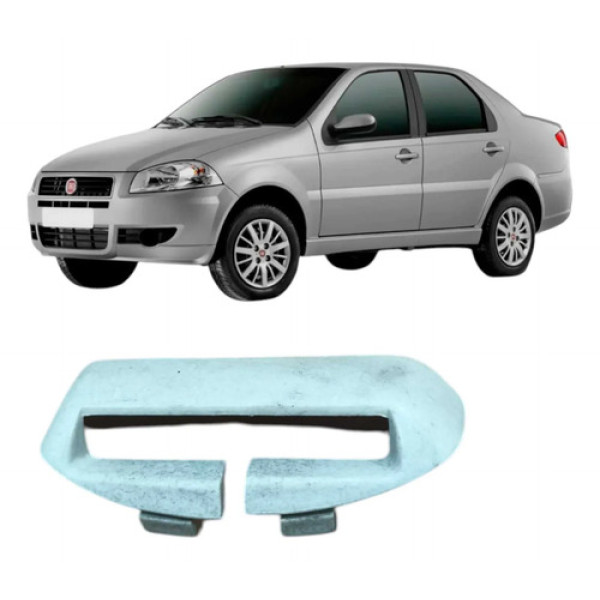 Acabamento Cinto Dianteiro Direito Fiat Siena 2013 735283754 Branco