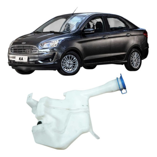 Reservatório Limpador Para-brisa Ford Ka 2020 1.0 3c  Branco