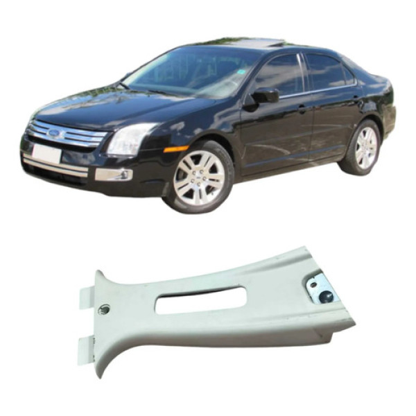 Acabamento Coluna Direita Cinto Ford Fusion 2006 Original Branco