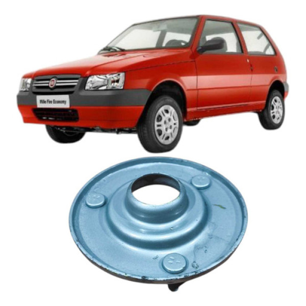 Prato Fixação Amortecedor Dianteiro Fiat Uno Mille 1.0 2004