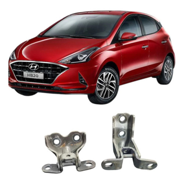 Par Dobradiça Traseira Esquerda Hyundai Hb20 1.0 3c 2021
