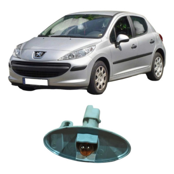 Pisca Direito Lateral Peugeot 207 2009 1.4 Original  Cinza