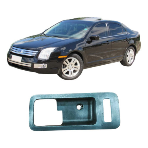 Acabamento Maçaneta Dianteira Esquerda Ford Fusion 2006 4p Preto