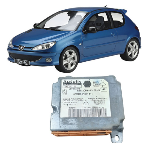 Módulo Central Airbag Peugeot 206 2002 2003 2004 2005