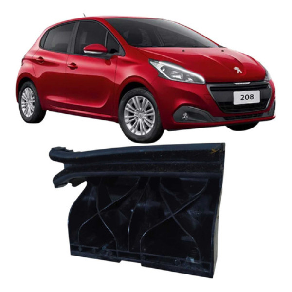 Guia Interno Vidro Dianteiro Esquerdo Peugeot 208 2019 Prata Prata