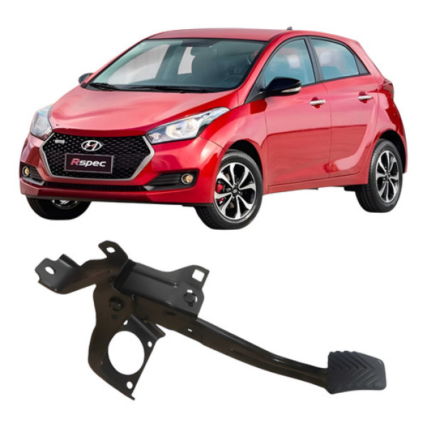 Pedal Freio Hyundai Hb20 1.0 3c 2017 328001s500 Preto