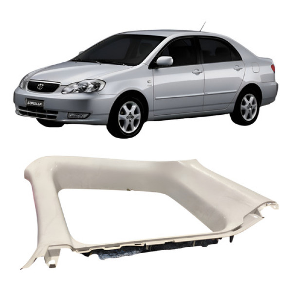 Acabamento Vidro Traseiro Direito Toyota Corolla 2005-2007  Branco