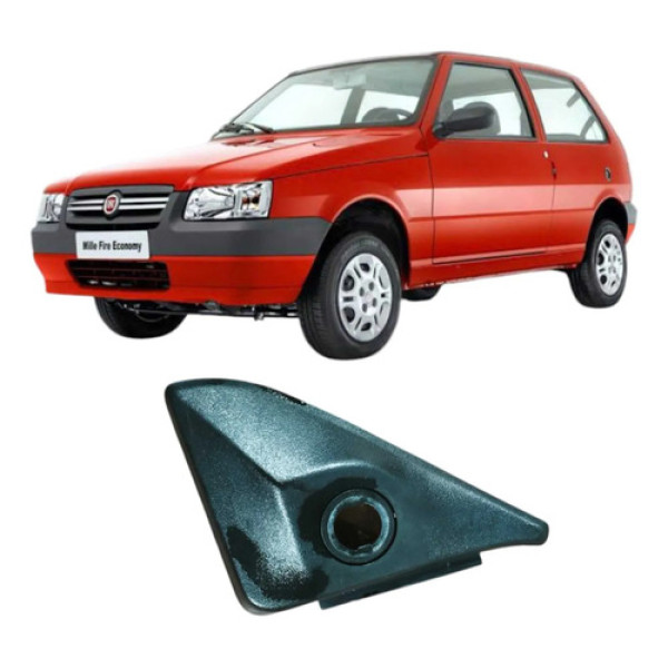 Acabamento Direito Retrovisor Fiat Uno 2010 Original Preto
