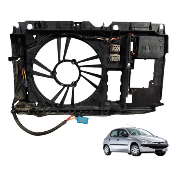 Defletor Ventoinha Radiador Peugeot 206 1998 A 2007 
