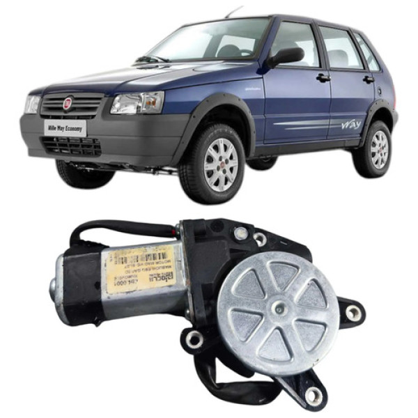 Motor Vidro Dianteiro Direito Fiat Uno 1.0 4p 2005 Original