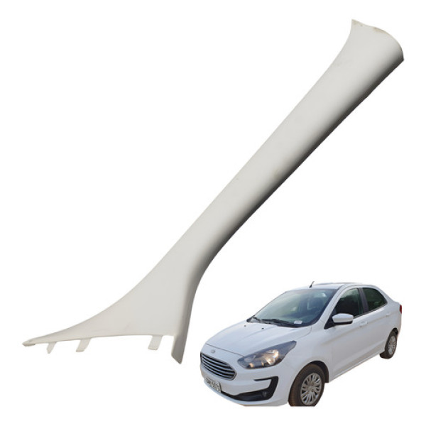 Moldura Coluna Parabrisa L.d Ford Ka 14a21 E3b5a03198 - Bege - Bege