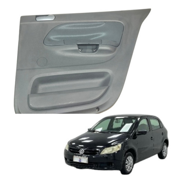 Forro Porta Traseiro Direito Gol G5 4p 1.6 2009 A 2011 Cinza Cinza