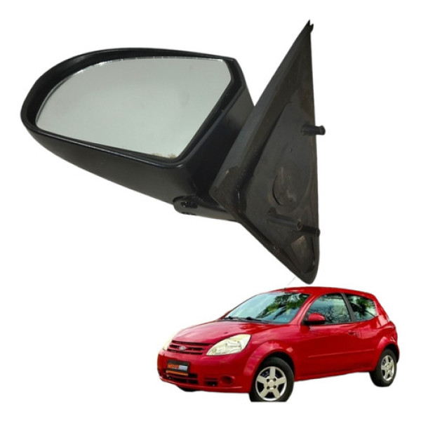 Retrovisor Esquerdo Manual Ford Ka 2p 2008 A 2011