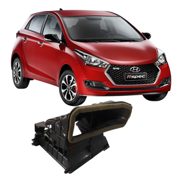 Duto Caixa Evaporadora Ar Forçado Hyundai Hb20 1.0 2017-2021 Branco