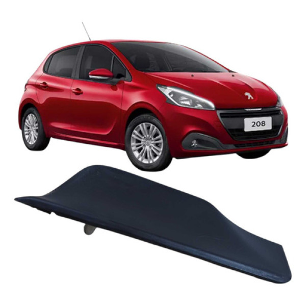 Acabamento Interno Retrovisor Direito Peugeot 208 1.2 2019 Prata