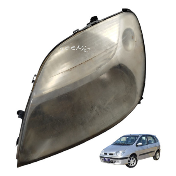 Farol Dianteiro Esquerdo Renault Scenic 2001 A 2011 Esquerdo/motorista