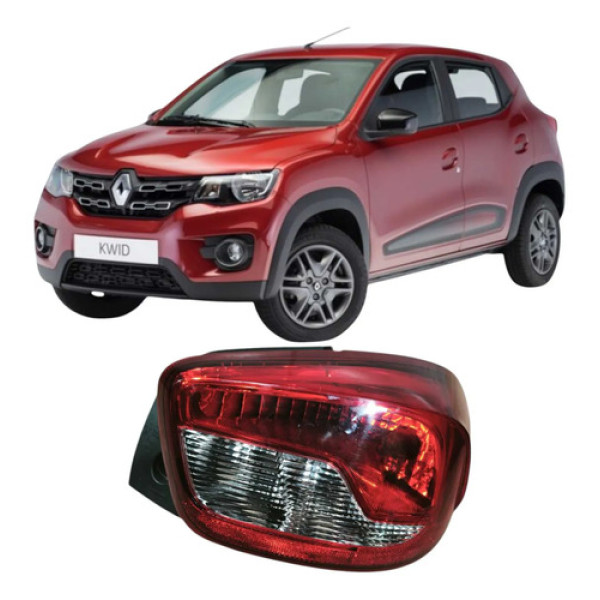 Lanterna Traseira Direita Renault Kwid 2018 1.0 3c Original Direito/passageiro Vermelho