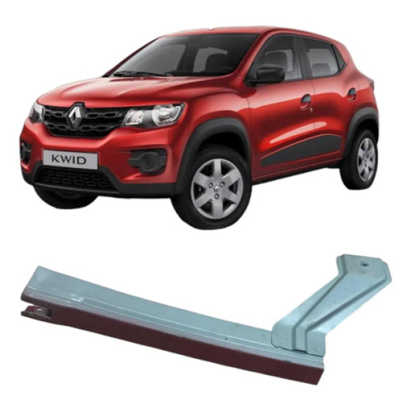 Canaleta Vidro Traseiro Esquerdo Renault Kwid 2018 822179136 Prateado