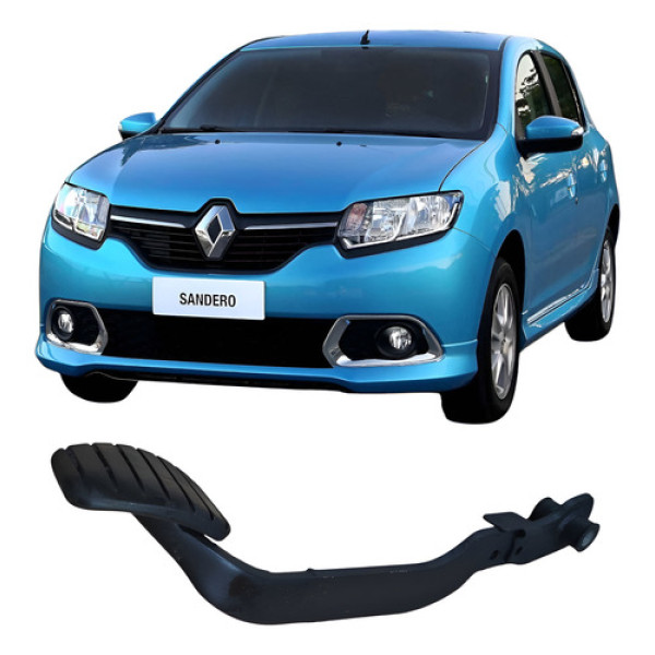 Pedal Acionador Freio Renault Sandero 1.0 3c 2017 Preto Preto