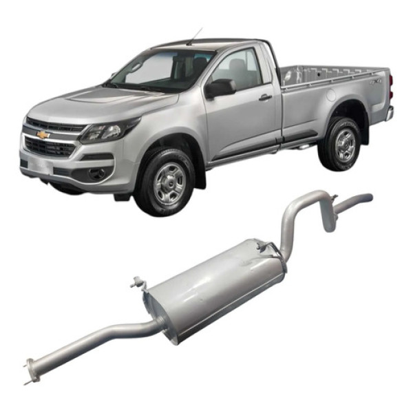 Escapamento Silencioso Chevrolet S10 4x4 2.8 2013 A 2016