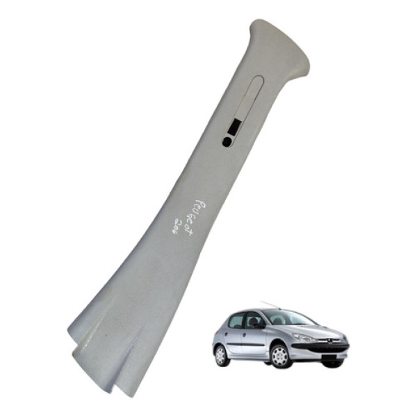 Moldura Capa Coluna Central Esquerdo Peugeot 206 2002 A 2006
