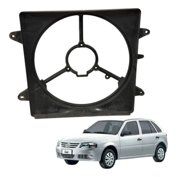 Defletor Ventoinha Radiador Gol 1.0 2007 Flex 2009