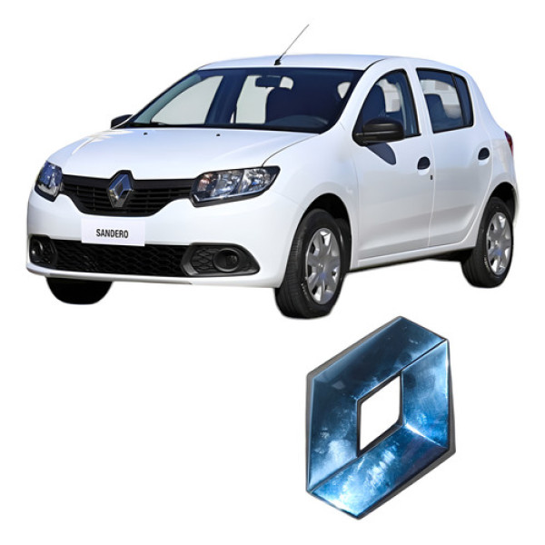Emblema Tampa Traseira Renault Sandero 2017 . .