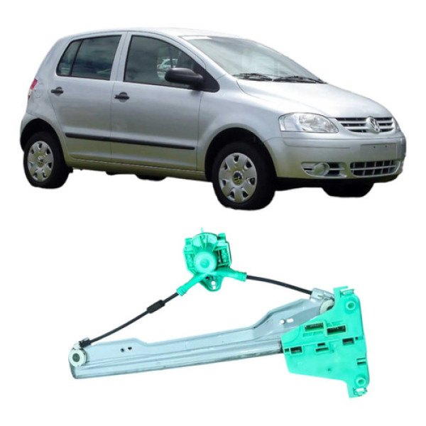 Maquina Porta Traseira Esquerda Fox 1.6 2007 4p Original