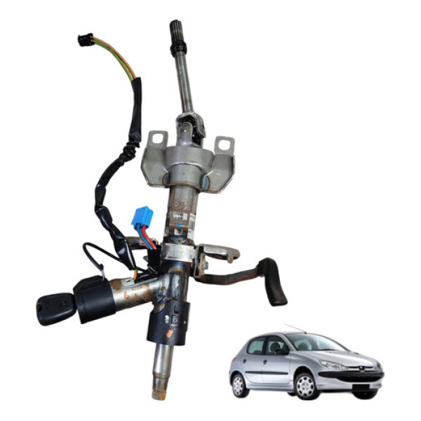 Coluna Direção Hidráulica Escamoteável Peugeot 206 03 A 2008