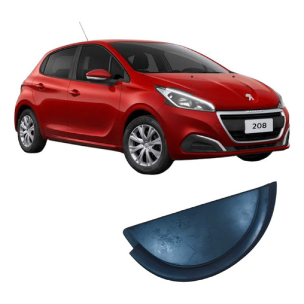 Moldura Coluna Traseira Esquerda Peugeot 208 2019 Original