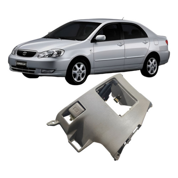 Acabamento Painel Central Toyota Corolla 2005-2007 Branco Branco