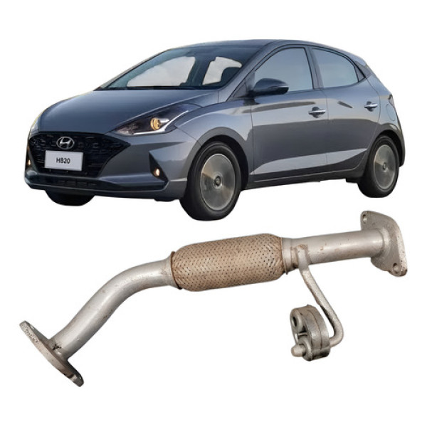Sanfona Escapamento Hyundai Hb20 2021 1.0 3c