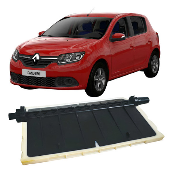 Palheta Caixa Evaporadora Ar Renault Sandero 1.0 3c 2017  Preto