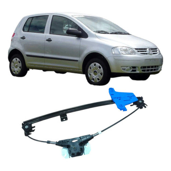 Maquina Vidro Fox Elétrica Dianteira Lado Esquerdo 2003 2014
