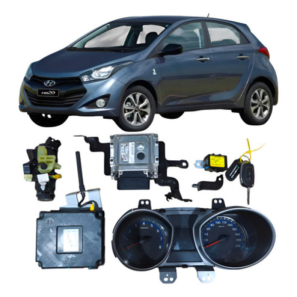 Kit Code Módulo Injeção Hyundai Hb20 1.0 3c 2017 954001s024