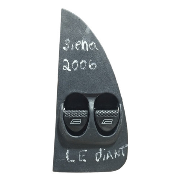 Botão Vidro Elétrico Dianteiro Lado Esquerdo Fiat Siena 2006