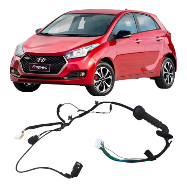 Chicote Porta Traseira Direita Hyundai Hb20 2017 8653356