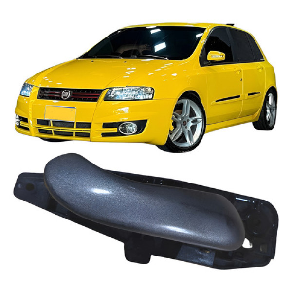Maçaneta Interna Dianteiro Direito Fiat Stilo 2009 Pa15vf - Vermelho - Dianteira