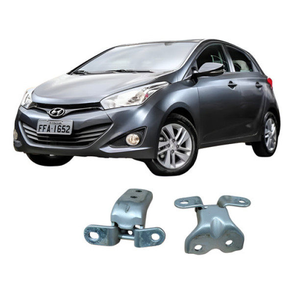 Par Dobradiça Porta Dianteira Direita Hyundai Hb20 2013 .