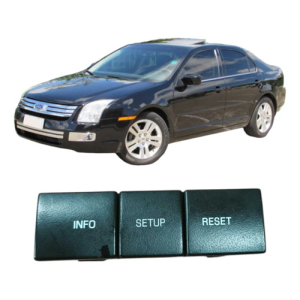 Botão Comando Info Setup Reset Fusion 2.3 2006 6e5t10d889  Preto