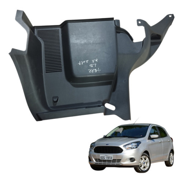 Acabamento Forro Lateral Direito Ford Ka 2014 A 2016 Preto