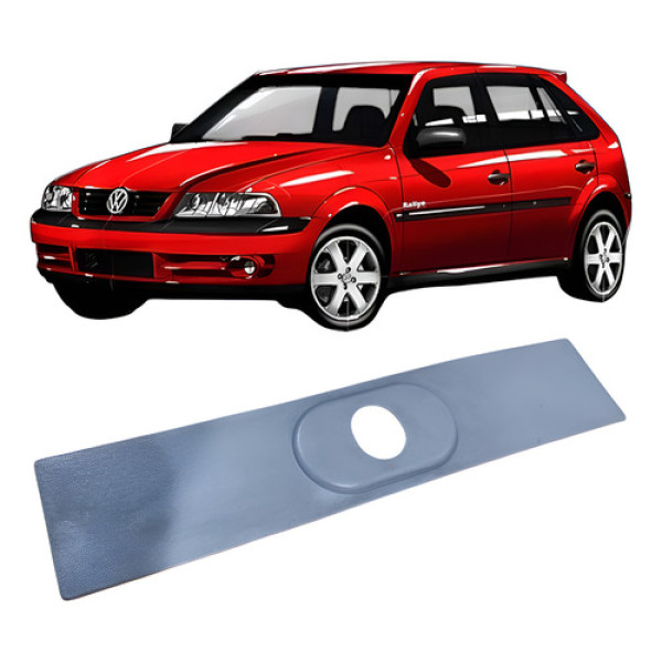 Moldura Regulagem Altura Cinto Esquerdo Volkswagen Gol 2005 Prateado