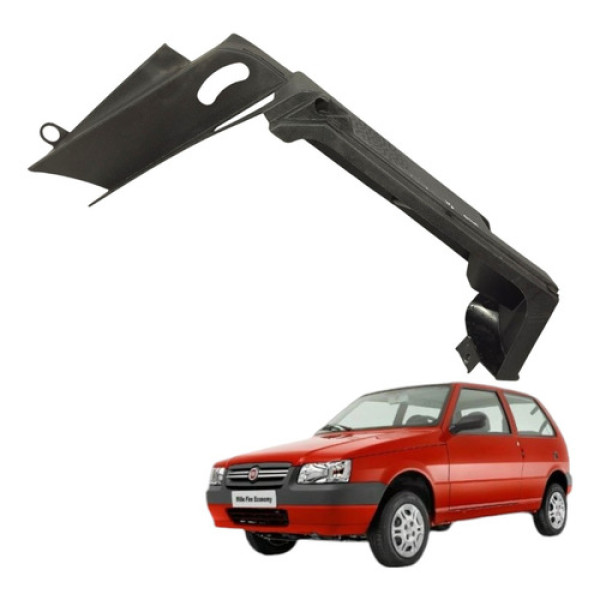 Suporte Bagagito Tampão Traseiro Direito Uno Mille 2009 2012 Preto